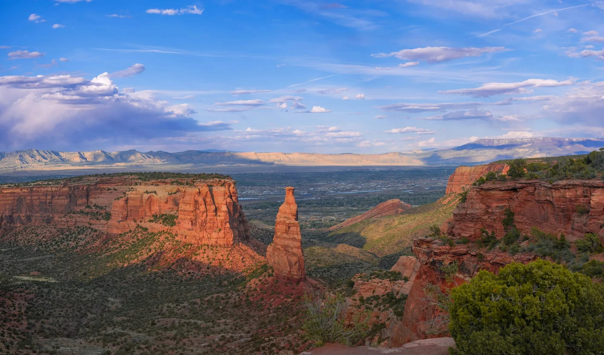 Independence Monument at Colorado National Monument above the Grand Valley near Grand Junction